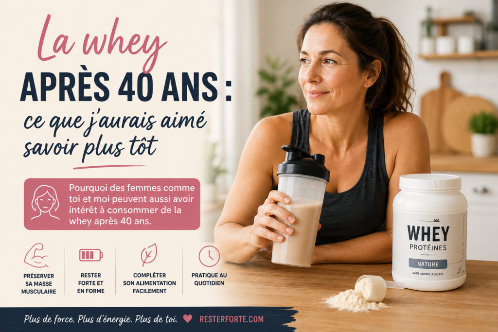 Quelle whey choisir après 40 ans ? Ce que j'aurais aimé savoir plus tôt