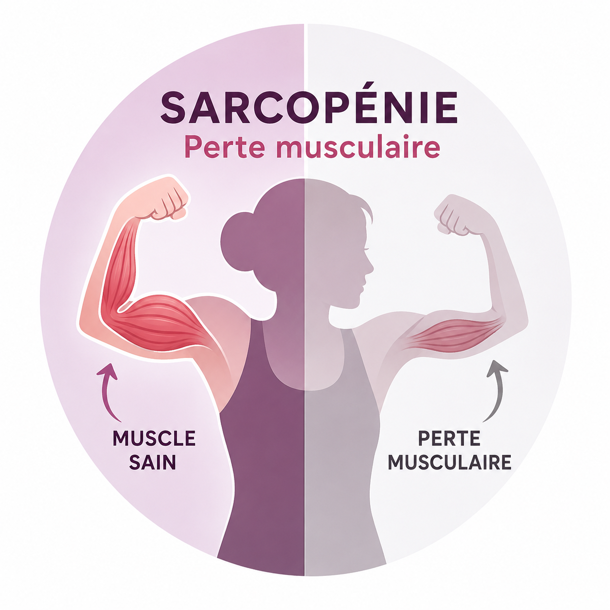 Sarcopénie et perte musculaire après 50 ans
