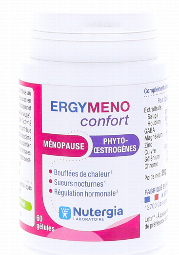 Nutergia Ergymeno confort pour bouffée de chaleur